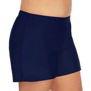 ISLAND Escape Plus Size Swim Shorts With Thigh Minimizer, Size 16W. New With Tag